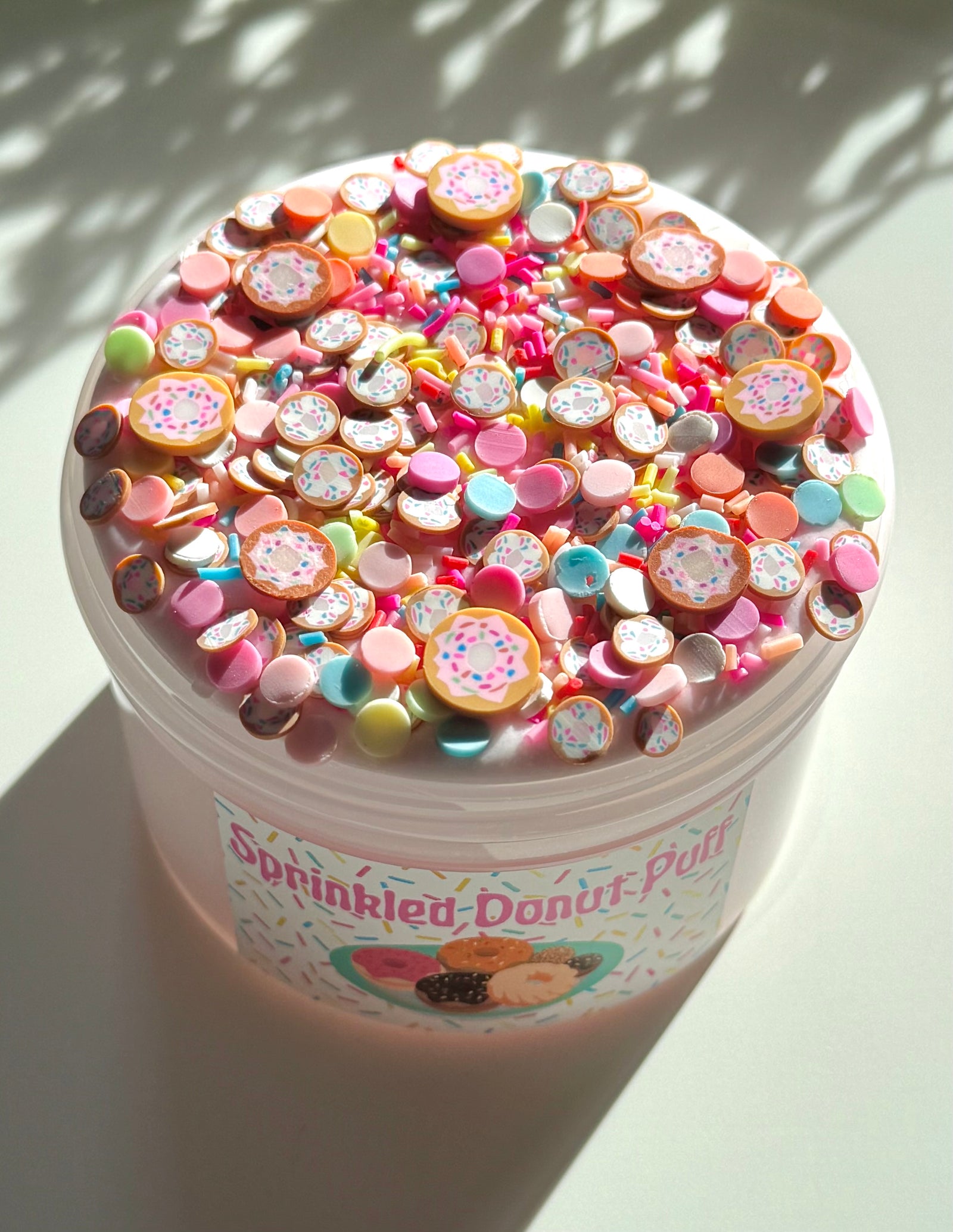 Sprinkled Donut Puff